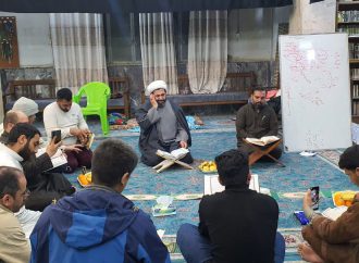 اختتام فعاليات اعتكاف طلبة جامعة المصطفى العالمية بالتعاون مع جامع براثا في بغداد