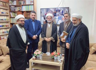 وفد ممثلية جامعة المصطفى العالمية يلتقي سماحة الشيخ  آية الله محمود العيداني في البصرة